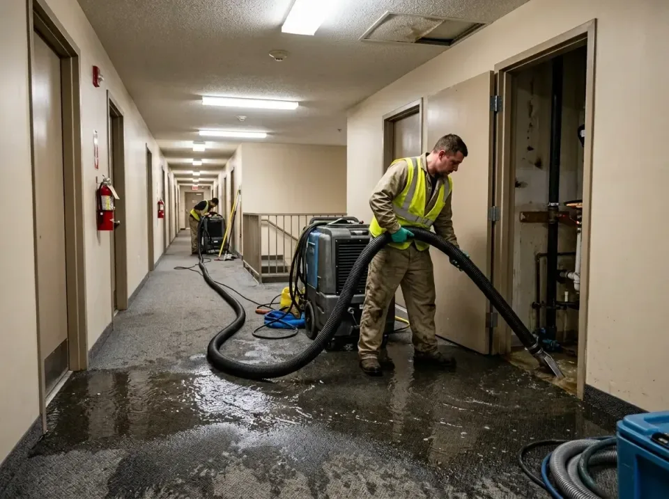 multi-unit-apartment-hallway-f-005 — frequently asked questions, Emergency Burst Pipe Water Extraction & Removal in Bristol,…